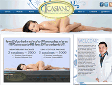 Tablet Screenshot of icasianoderma.com